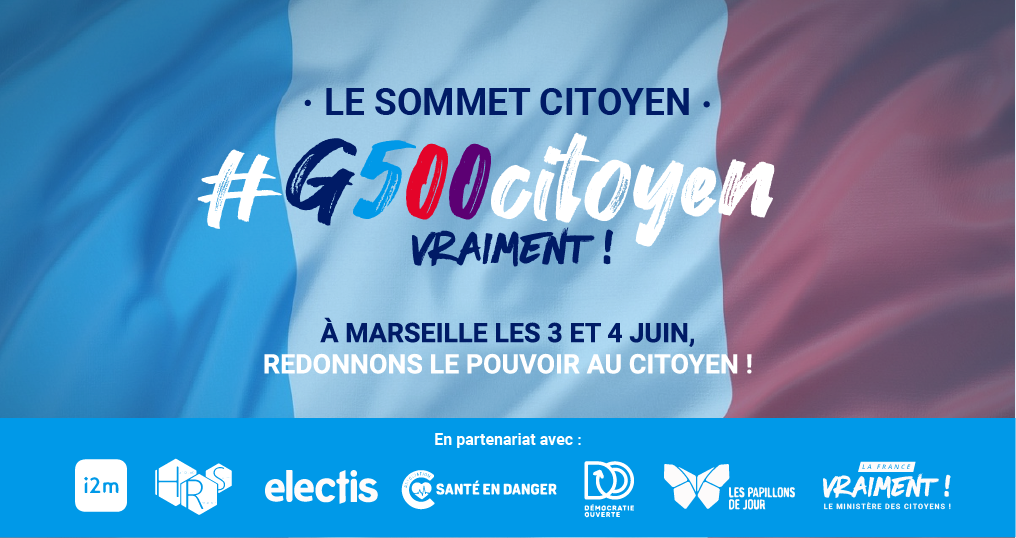 visuel du sommet citoyen g500 à Marseille les 3 et 4 juins